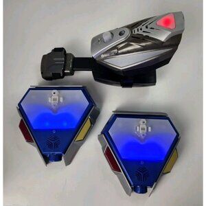 Disney Playmation Marvel Avengers Gray Iron Man Repulser Play Set Tested & Works